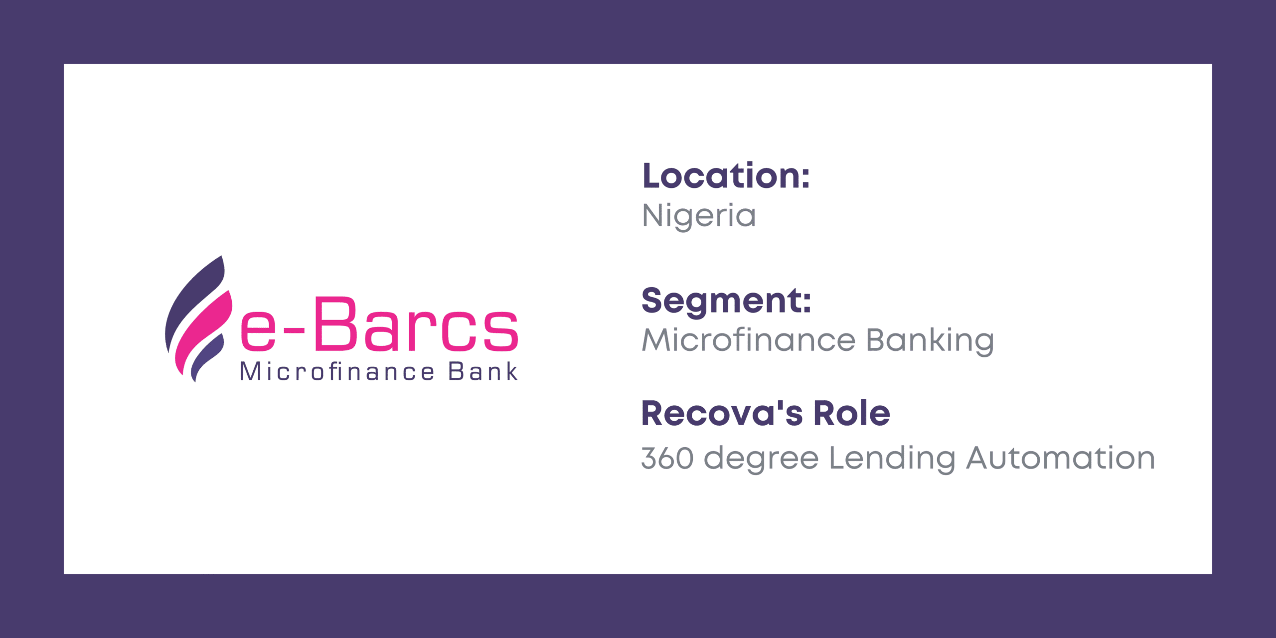 e-Barcs MFB Achieves over 49% Revenue Boost and Doubles Lending Volume with Qore’s Recova